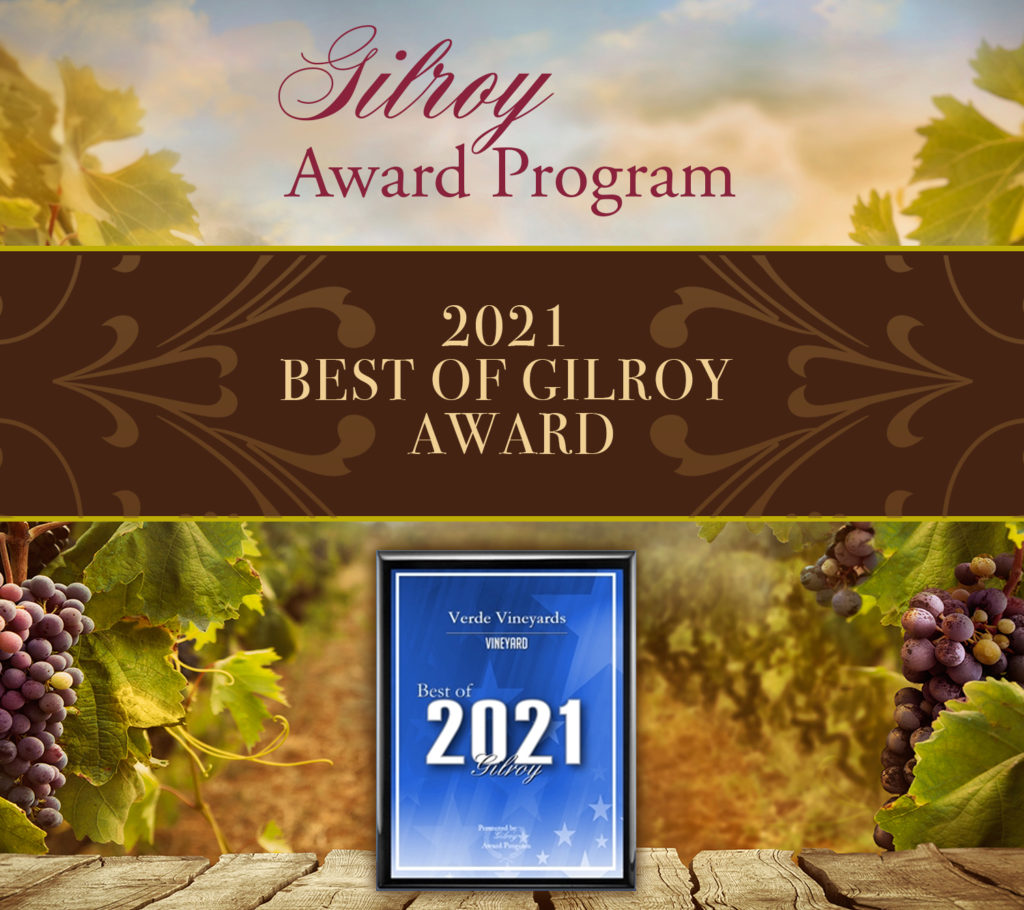 2021 Best of Gilroy Award - Award